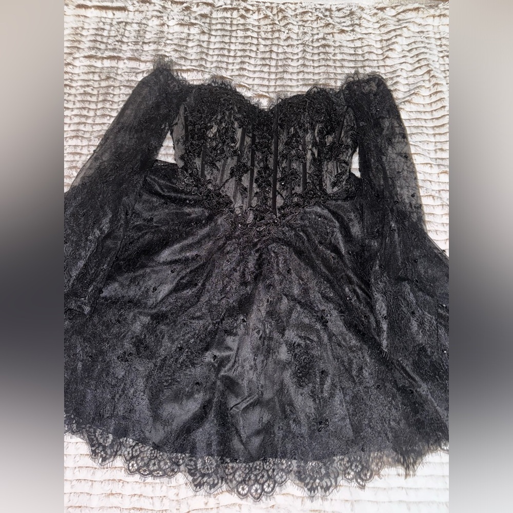 Black Lace Dress